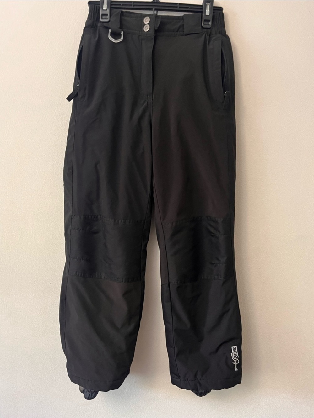 Weatherproof 32 Black snow/ski Pants kids 10/12